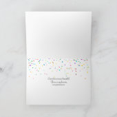 65ste verjaardag van de opstand in de confetti kaart (Binnen)