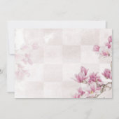 65ste verjaardag van de vrouw | Mauve Magnolias Kaart (Achterkant)