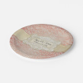 65ste verjaardagsfeestje  Frans Regency Lace Papieren Bordje (Gekanteld)