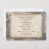 65ste verjaardagsfeestje in markielicht kaart (Achterkant)