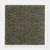 65th Age Random Number Pattern Black/Gold Servet (Voorkant)