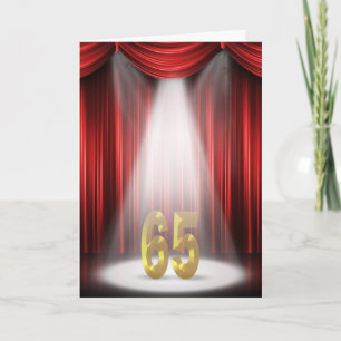 65th Anniversary Spotlight Congratulations Kaart