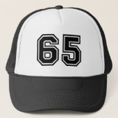 65th Birthday Classic Trucker Hat Trucker Pet (Voorkant)