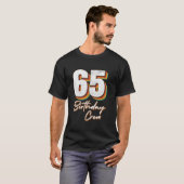 65th Birthday Crew 65 Party Crew Group Vrienden BD T-shirt (Voorkant volledig)