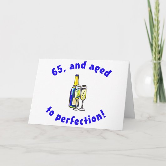  65th Birthday Gag Gifts Kaart (Voorkant)