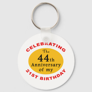 65th Birthday Gag Gifts Sleutelhanger