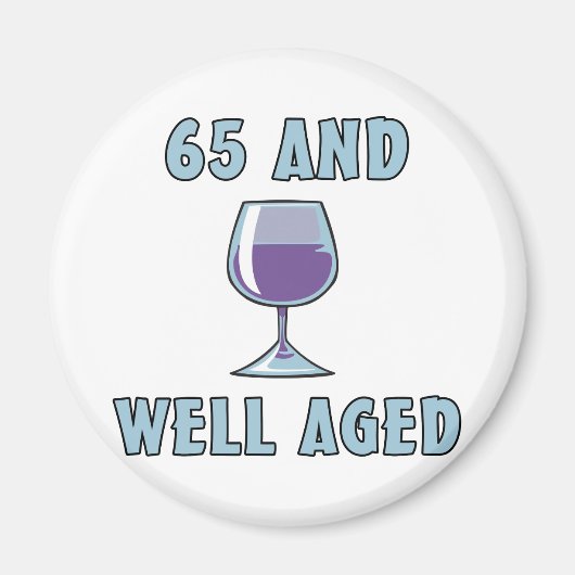 65th Birthday Gifts Magneet (Voorkant)
