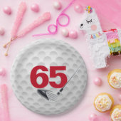 65th Birthday Golf Ball Design Bord (Feest)