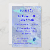 65th Birthday party invitation Kaart (Achterkant)