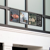 65th Birthday Photo Banner (Buitenkant Gebouw)