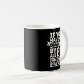 65th Birthday Saying - Hilarious Age 65 Grow Up Fu Koffiemok (Voorkant rechts)