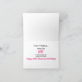 65th Medicare Birthday Kaart (Binnen)