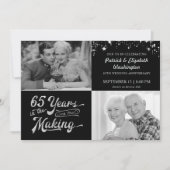 65th Wedding Jubileum Foto's sterren Kaart (Voorkant)