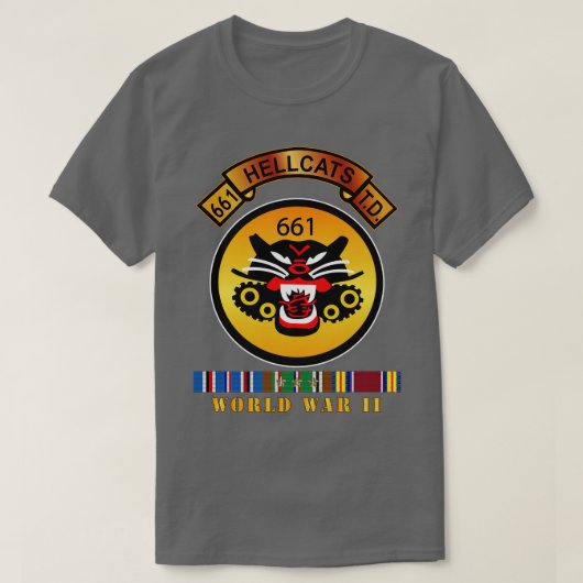 661e Tank Destroyer Bn w Scroll EUR SVC WWII (Design voorkant)