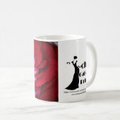 6621 - Rode, witte en roze roos Koffiemok (Voorkant rechts)