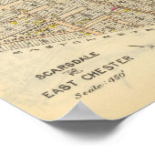 6667 Scarsdale, Oost Chester Poster (Hoek)