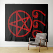 666 en PENTAGRAM Wandkleed (In Situ (horizontaal))