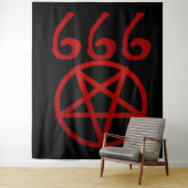 666 en PENTAGRAM Wandkleed (In situ)