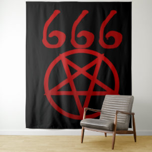 666 en PENTAGRAM Wandkleed