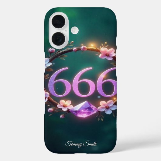 666 Engel Nummer Manifestatie - Balans & Groei Case-Mate iPhone Case (Achterkant)