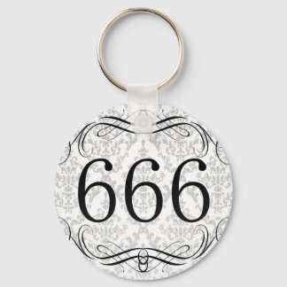 666 Netnummer Sleutelhanger