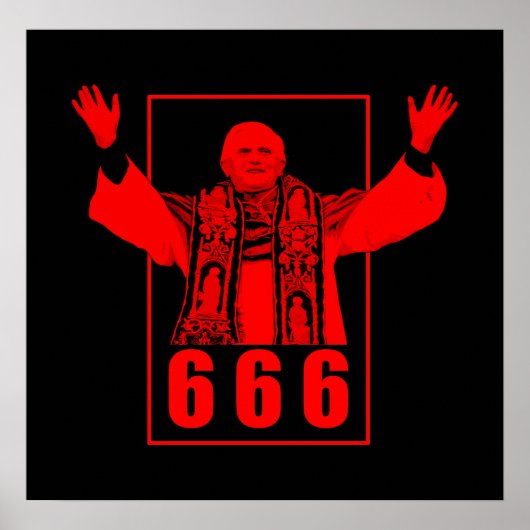 666 paus poster (Voorkant)