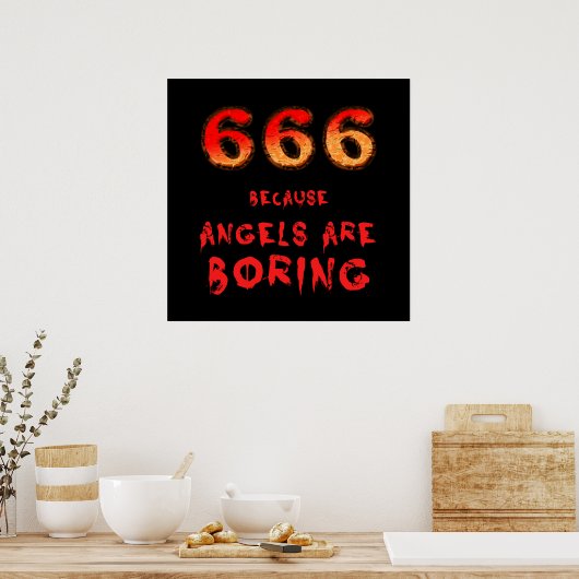 666 POSTER (Keuken)