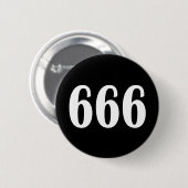 666 RONDE BUTTON 5,7 CM (Voorkant /achterkant)