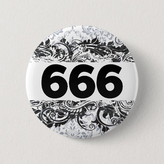 666 RONDE BUTTON 5,7 CM (Voorkant)