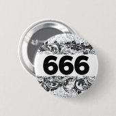 666 RONDE BUTTON 5,7 CM (Voorkant /achterkant)