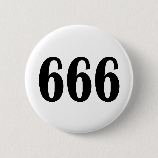 666 RONDE BUTTON 5,7 CM (Voorkant)