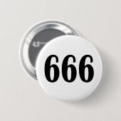 666 RONDE BUTTON 5,7 CM (Voorkant /achterkant)