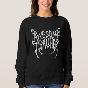 666 Satanic Teacher Bloody Black Metal Symbol Trui