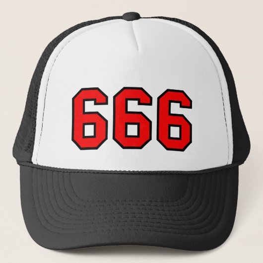 666 Trucker Hat Pet (Voorkant)