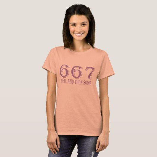 667 Kwaad en daarna enkele T-shirt (Voorkant volledig)