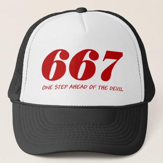 667 - One Step Ahead Of The Devil Trucker Pet (Voorkant)