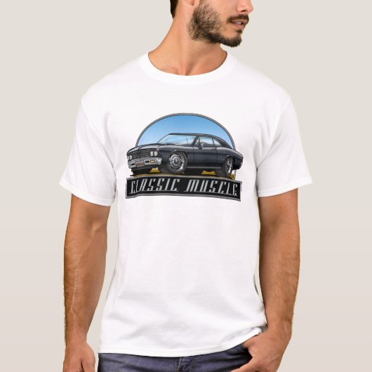 66 Chevelle Black T-shirt (Voorkant)