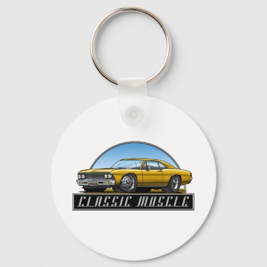 66_Chevelle_Gold Sleutelhanger (Voorkant)