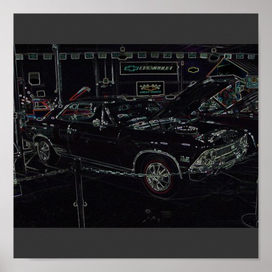 66 Chevelle ss Poster (Voorkant)