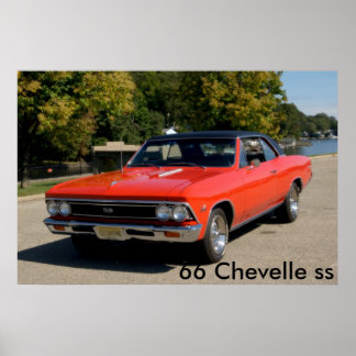 66 Chevelle ss Poster