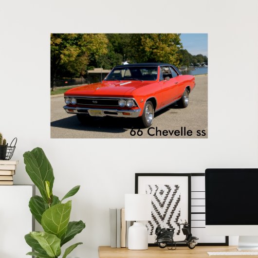 66 Chevelle ss Poster (Thuiskantoor)
