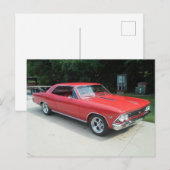 66' Chevy Chevelle Briefkaart (Voorkant / Achterkant)