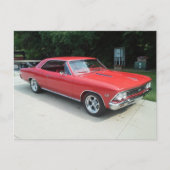 66' Chevy Chevelle Briefkaart (Voorkant)