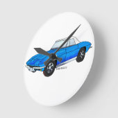 66 Corvette Roadster Ronde Klok (Hoek)