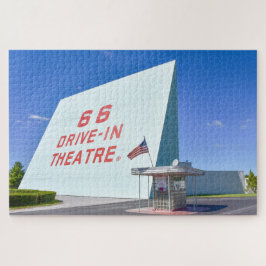 66 Drive-In Bioscoop, Route 66, Carthage, Missouri Legpuzzel