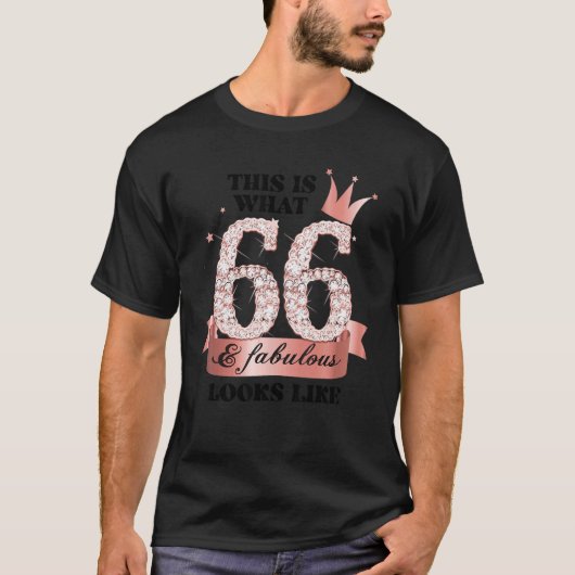 66 & Fabulous I Rose And White Party Group Candid T-shirt (Voorkant)