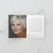 66 & Fabulous Orchid Photo Birthday Greeting Card Kaart (Binnen)