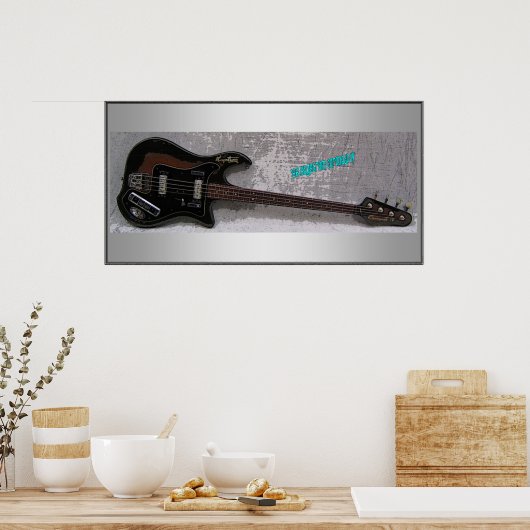 '66 Hagstrom Bass Print (Keuken)