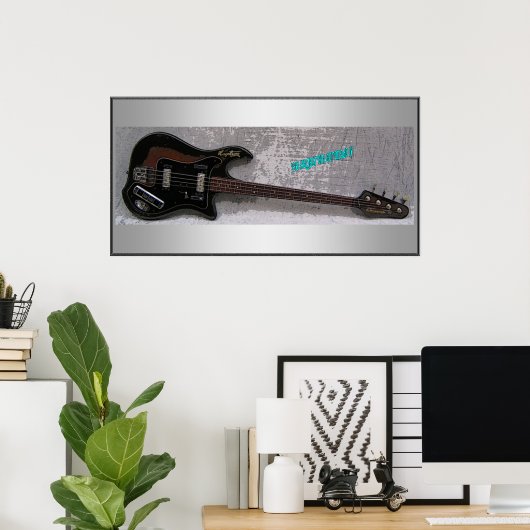'66 Hagstrom Bass Print (Thuiskantoor)