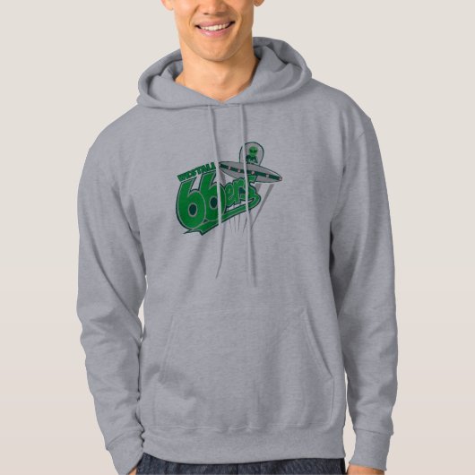 66-inch lichtgrijze hoodie (Voorkant)